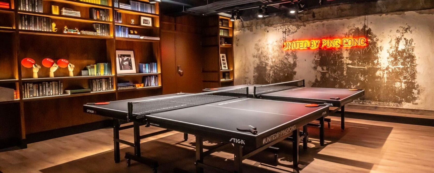 ping pong table at Spin DC